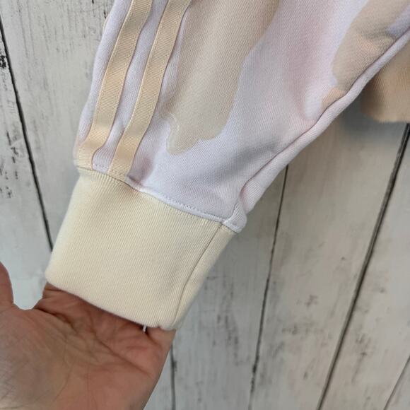 Adidas  x Thebe Magugu Multi All Over Print Crop Hoodie HM1884 Plus Size 1X - Picture 4 of 15